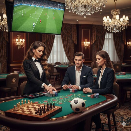 棋牌室盈利模式示意图